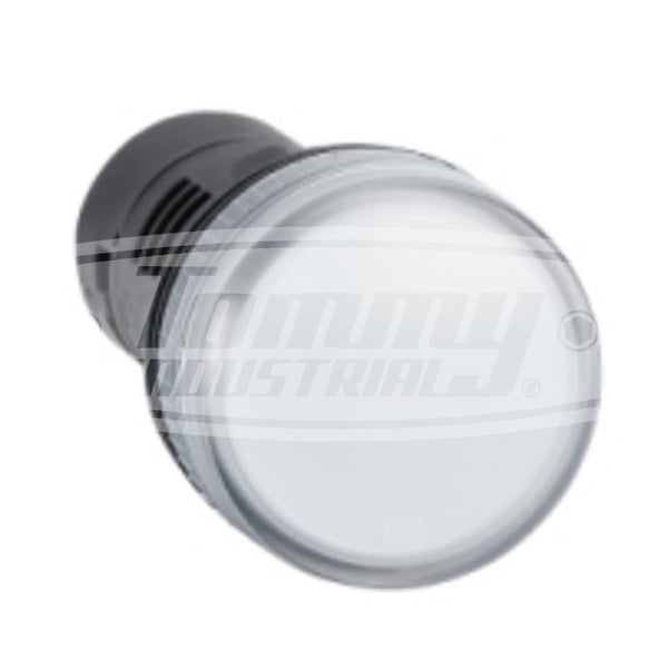 SCHNEIDER White Indicator Light. Part # XB2BVB1LC AC.DC24V