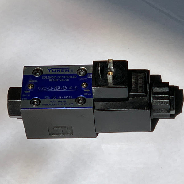 Yuken Solenoid Controlled Relief Valve (for model IWT-67)