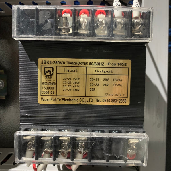Transformer 60/60HZ Part #: JBK3-250VA