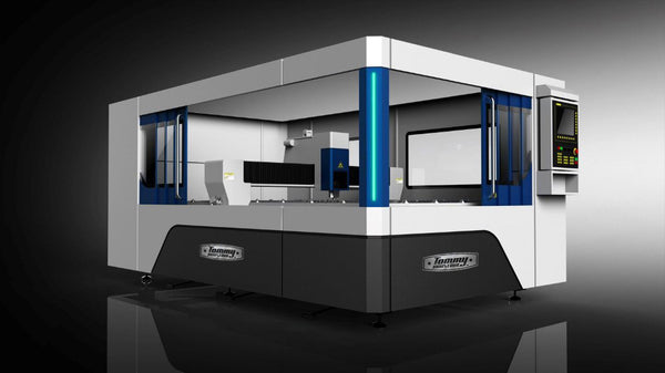 3000 W IPG Fiber Laser 5' X 10' Enclosed Table.