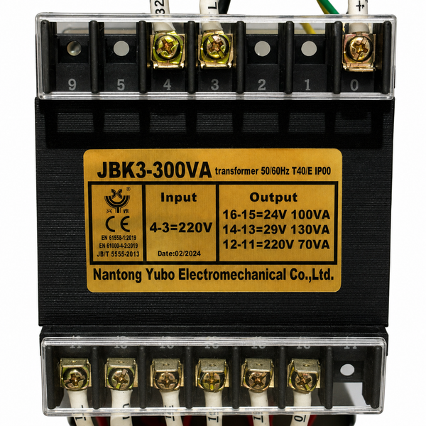 Transformer 60/60HZ Part #: JBK3-300VA