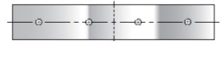 Tommy Industrial® Bar Shear Blades set.  Fits Model IWT-101.  Include 2 blades.  Part #:  TIBB101