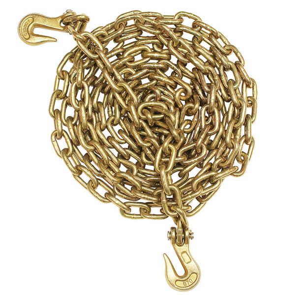 Grade 70 G70 Transport Chain for Cargo Tie-Down, 5/16" X 20' | WLL 4,700 lbs